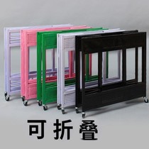 Stall car foldable trolley promotion car display rack shelf thickening mobile storage rack