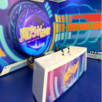 Broadcasting station Interview table Director table Studio table Non-editing station TV station broadcasting table Host live station customization