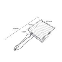 Large alloy hollow stainless steel cat litter shovel cat feces metal shovel cat litter cleaning tool