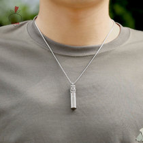 ilobo Aromatherapy Pendant Necklace Automatic Fragrant Stainless Steel Extender Portable Fragrance