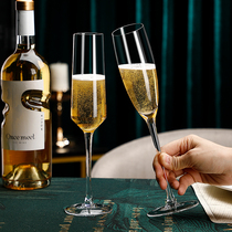 Crystal Champagne Glass Sparkling wine goblet Set 6pcs Household 2pcs a couple of ins cocktail glasses