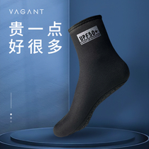 Vagant beach socks Mens and womens diving snorkeling childrens swimming shoes non-slip anti-cut barefoot skin-fitting shoes flipper socks