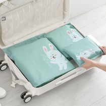 Clothes sorting artifact cute cartoon travel drawstring clothing storage corset bag bag business clothes storage