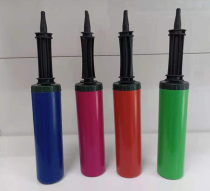 Wuhan physical advertising balloon inflatable hand push pump can charge blue ball swimming circle football ball 3 5 yuan batch