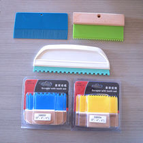 Art tooth comb plastic scraper tip tooth scraper square tooth scraper diatom mud texture texture ceramic pattern tool