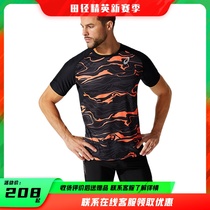 2021 Diamond League Track and Field Elite Asics Mens professional training warm-up T-shirt quick-drying vest