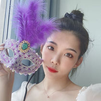 Adult children women half face Princess antique Halloween mask night market stalls toy stage show