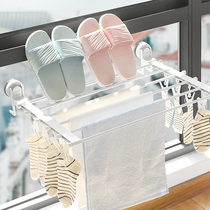 Window drying rack window rack window shoe rack small mini Mini Clothes Clothes Clothes Clothes suction cup clothes hangers