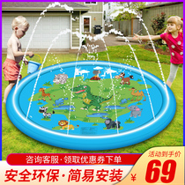 FY childrens water spray pad childrens swimming pool childrens home outdoor water play bath safety toy Q5JD3K2B