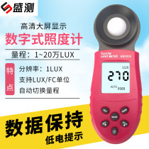 HS1010 Integrated automatic range digital display electronic photometer Handheld photometer Illuminometer
