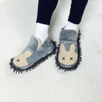 Thickened all-inclusive heel wool bottom mute warm shoes removable and washable lazy people floor slippers New