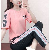 Suit Summer Womens Big Code Running Year 2022T Shirt Womens Clothing Sports New Casual Fashion Loot Suits Two Sets