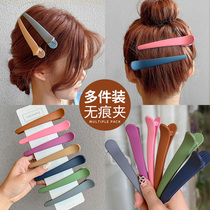 Korean unmarked barber shop clip headgear hairclip ANGS duckbill clip large makeup artist special zoning clip
