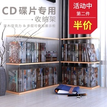 Vinyl record storage rack cd display cd disc table finishing multifunctional album display collectibles display