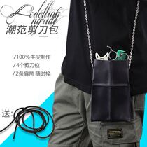 Hairdressing and scissors bag hairdresser hair stylist special hair storage satchel running bag hair salons Japanese and Korean version