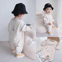 New baby clothes Korean version of Ha Yi baby Foreign autumn clothes jumpsuit out spring and autumn boys (issued on September 7th