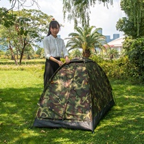 Single tent Outdoor 1 person camping fishing Ultra-lightweight portable small anti-rain indoor camping full automatic