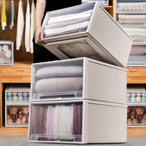 Storage box household drawer type storage box underwear transparent finishing box clothes storage box storage cabinet clothing wardrobe
