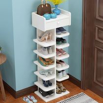 Childrens shoe rack small nice 2021 new foreign style shoe cabinet personality creative home door elevator door simple