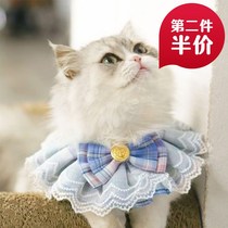 Cat scarf scarf dog collar bow tie cloth cat small dog neck lace decoration cat scarf pet