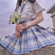 (Ice cream suit)Chinese brand uniform Orthodox Japanese high waist soft girl fresh JK uniform skirt Student pleated skirt