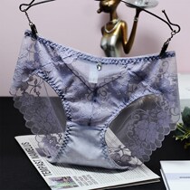 Manneffin 4 Extravagant Underpants Female Lace New new no-scratches and low waist translucent Ice Ice Seduction