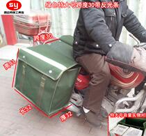 Motorcycle rear bag side canvas electric car mail bag rear seat side bag double large capacity