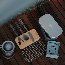 TILLAK outdoor camping lunch box portable set Trangia same camping cookware bowl cutlery bag Picnic bag