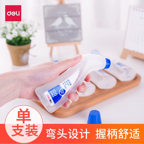 Deli Stationery Glue Office Loction Liquid Transparent Glue Financial Supplies сильный клей быстрый сухой клей