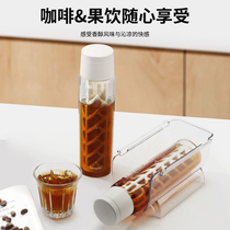 Glass Cold Extraction Pot Cold Extraction Bottle Cold Extraction Coffee Maker Cold Extraction Cup Cold Quenching Bottle Ice Drop Filter Cup Teapot Cold Brew