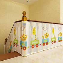 Childrens anti-fall net stair baffle guardrail plastic grid safety net fence thickened balcony anti-fall net