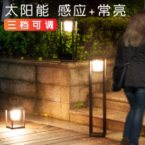 Solar Induction Lawn Home Outdoor Patio Hung Lamp Terrace Villa Lighting Waterproof Outdoor Garden Floor Lamp