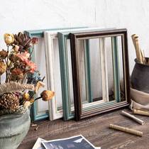 Retro oil painting frame outer frame Digital oil painting mounting multi-size decorative mirror frame exempt from oil painting frame outer frame