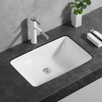 Nine Pastoral Stage Basin Home Flush Washbasin Balcony Oval Square Washbasin Toilet Ceramic Face Basin