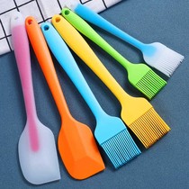 Household high temperature resistant oil brush Kitchen pancake silicone oil brush baking barbecue brush no hair loss barbecue brush oil brush