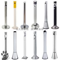 Ash bucket vertical stainless steel ash column outdoor public smoking ash tube cigarette butt collector fixed model