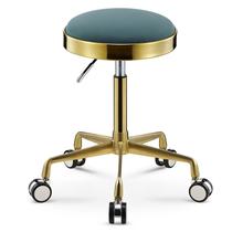 Beauty stool barber shop chair rotating lifting large engineering stool pulley round stool makeup nail hair salon hair cutting stool