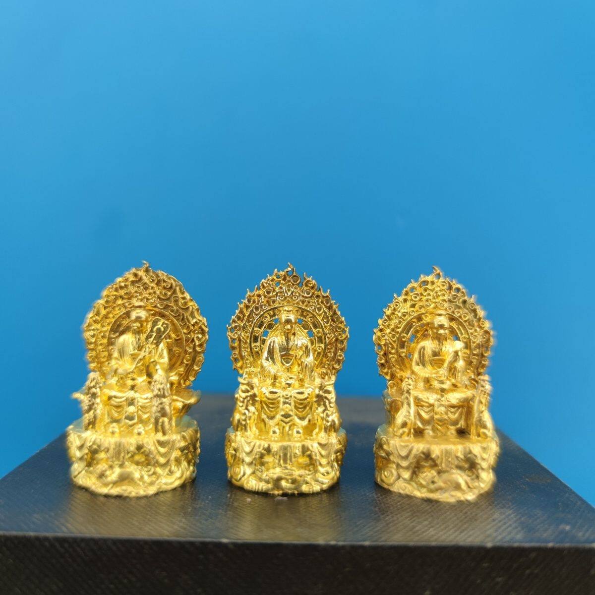銅製 三清三聖仏像 玉清上清太清 仏堂 置物 工芸品 三清神像铜-三清神像铜促销价格、三清神像铜品牌- 淘宝