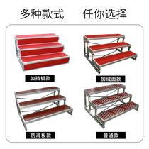 Combination Choral Terraces 73599d8b Step Three-layer Shadow Shelf Foldable Mobile Ladder Stage Walkway Photo Great Fit