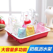 Baby bottle drying rack milk bottle drain rack drying rack baby bottle box storage box storage box detachable bracket