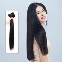 TOOCCI real hair film no trace three-piece wig film Female long straight hair real hair silk hair hair patch