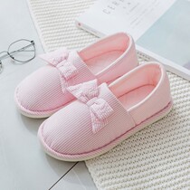 Moon shoes October 9 months 10 postpartum spring and autumn super soft pregnant womens shoes non-slip slippers female home bag with thick bottom 9