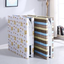 Single folding bed home adults strong and durable reinforced stable easy to store escort bed portable rental house