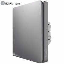 The poop single fire switch grey is suitable for Huawei smart home small art speaker voice remote control double control lamp