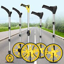  Ranging wheel Hand-pushed roller wheel rangefinder Road measuring device Mechanical digital display Outdoor rolling ruler Engineering measuring ruler