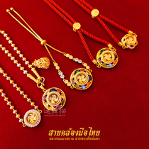 Thai Buddha brand Thai characteristics Long Po Ben genuine Bafang revolver bracelet Honmei year red rope