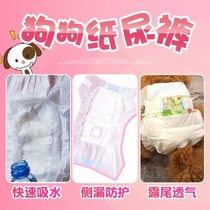 Puppy physiological pants Teddy pet aunt towel dog pants female diapers male dog menstrual Pants hygiene