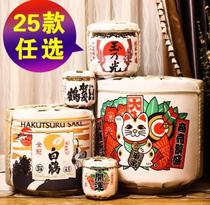  Scene Eye-catching wine barrel wine bottle decoration Home table Japanese restaurant decoration store Sushi restaurant shop decoration