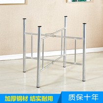 Simple large round table frame foldable Wrought iron table leg bracket Table foot table folding telescopic table frame Table tripod custom