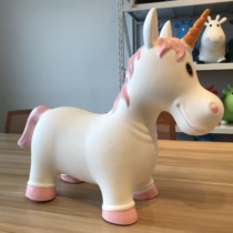 Childrens rubber horseback riding baby inflatable toy baby big pony mount non-toxic vault vault